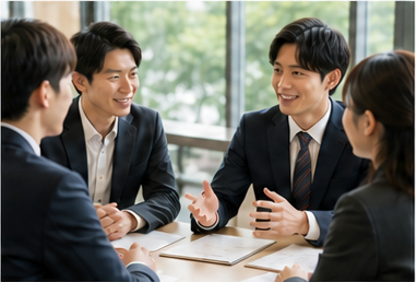 就活ノウハウ共有のイメージ